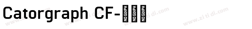 Catorgraph CF字体转换